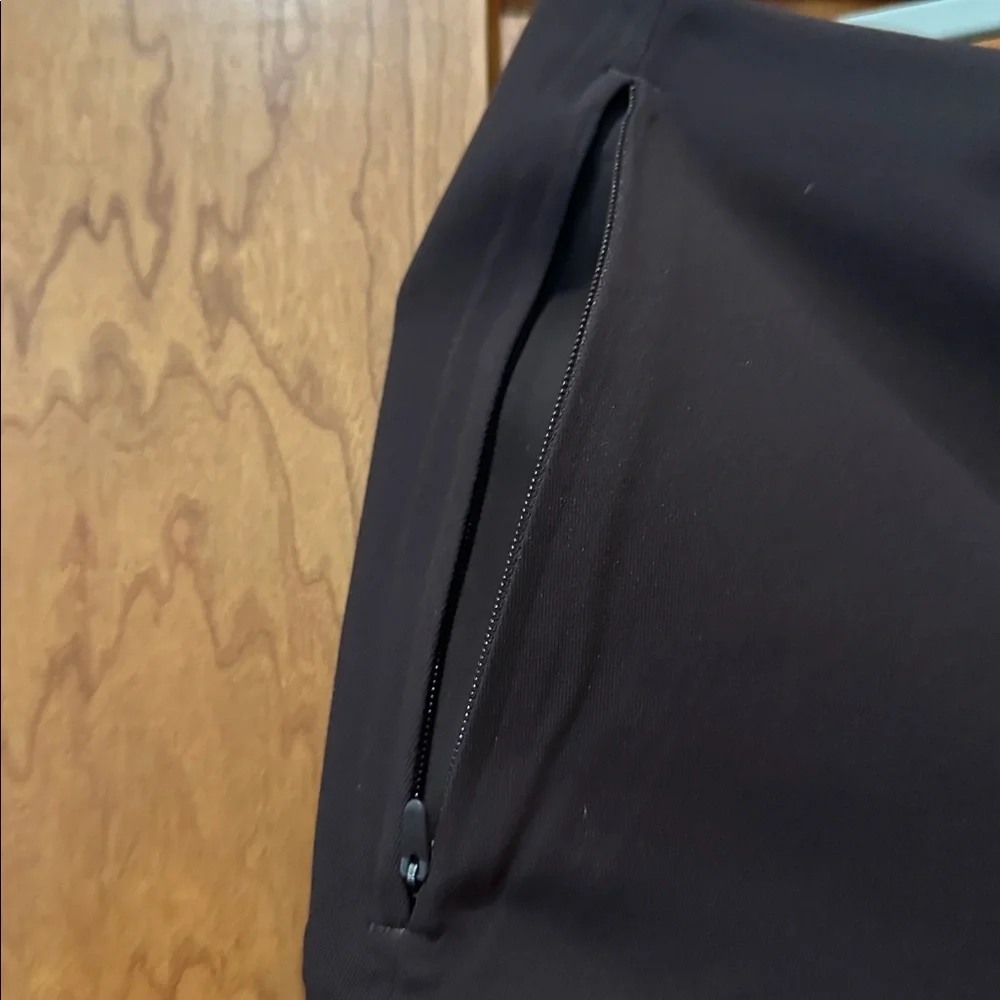 lululemon athletica brown Straight-Leg Performance Trousers 10 - Picture 4 of 5